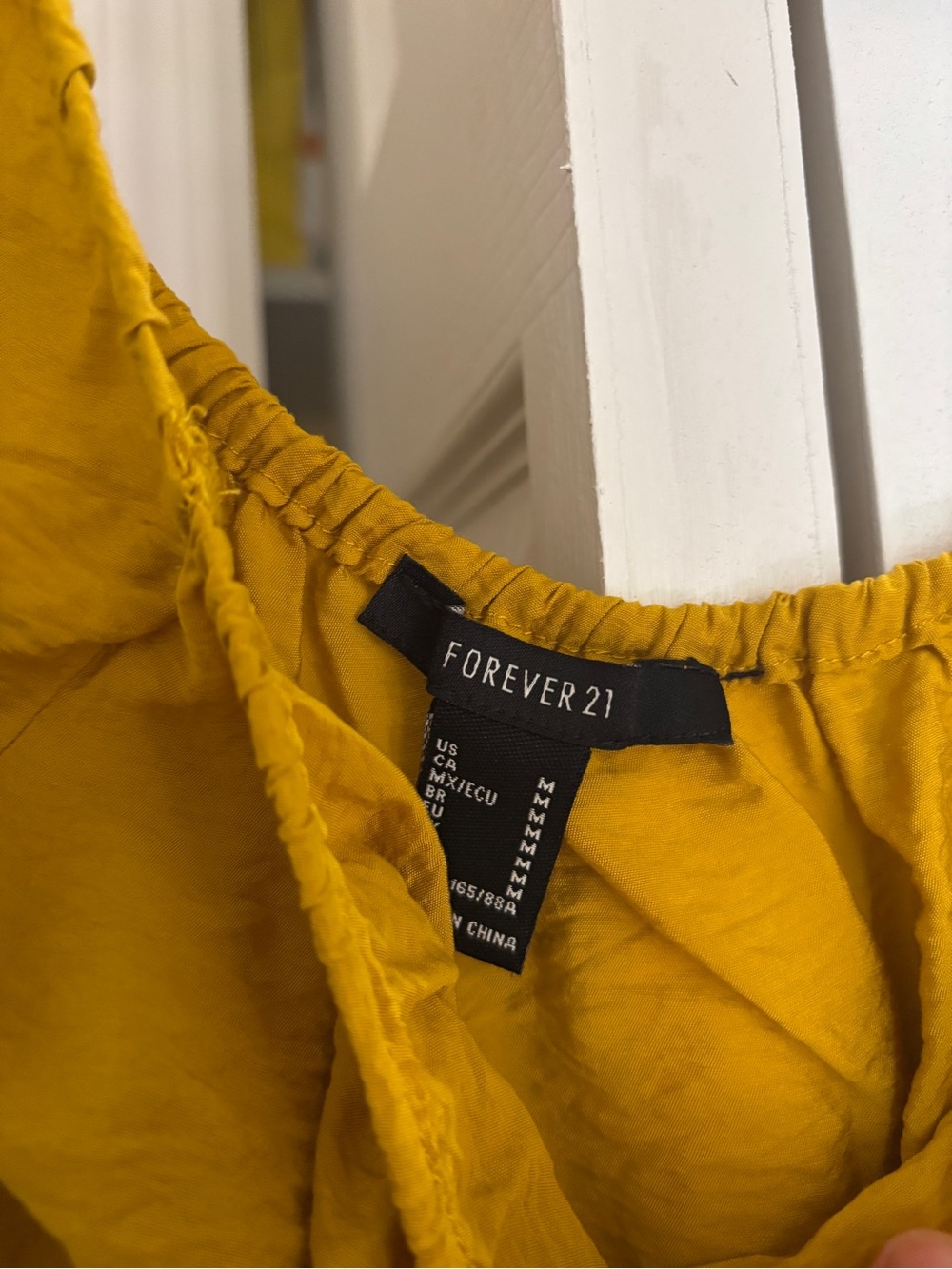 Forever 21 Golden Mustard Blouse